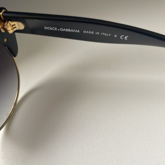 Dolce & Gabbana Cat Eye Black and White Polka Dot Sunglasses  DG4277 - Picture 5 of 7